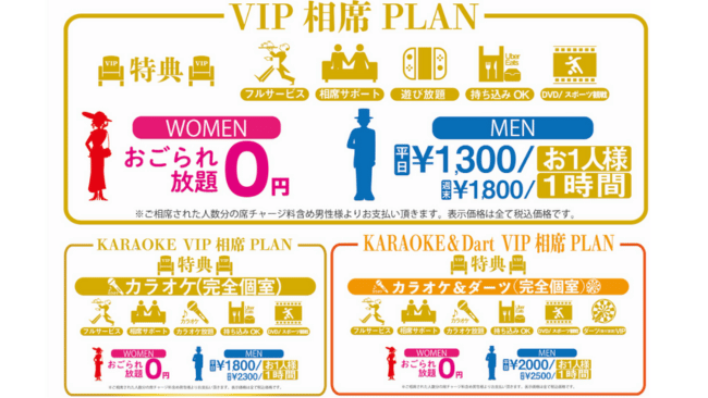 VIP席の有効活用